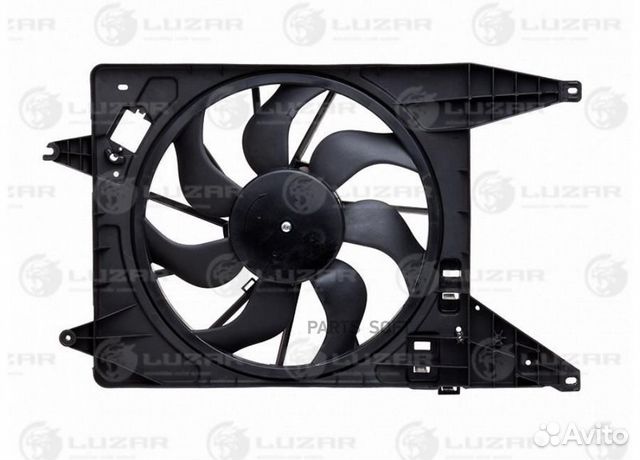 Luzar LFC 0966 Вентилятор радиатора охлаждения дви