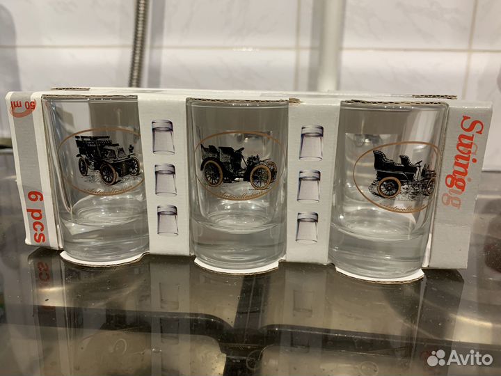 Рюмки набор 6 шт Гусь-Хрустальный новый