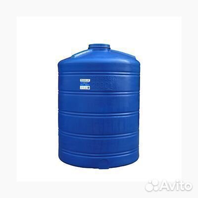 Бочка пластиковая 2000 л для жидкостей (вертикальн