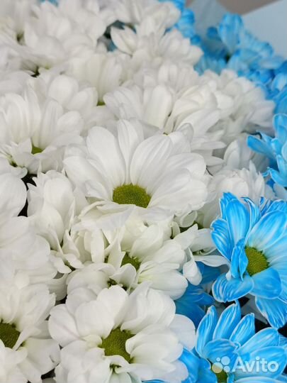 Букет из кустовых хризантем