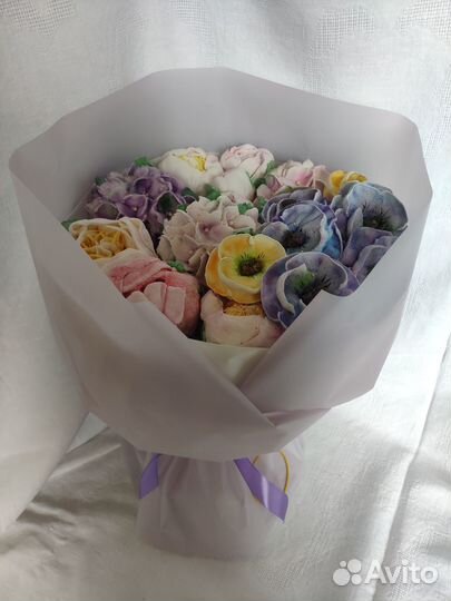 Зефирные цветы, букеты, коробочки