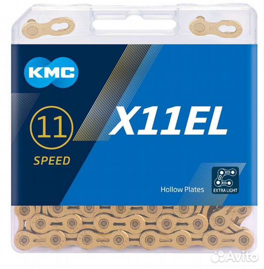 Цепь KMC Gold X9SL X10SL X10EL X11EL X11SL X12