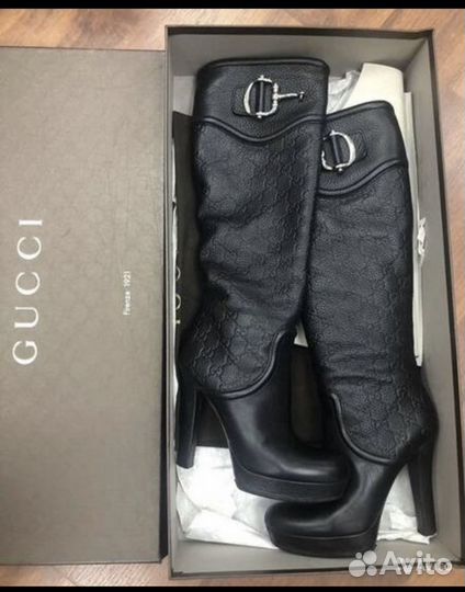 Сапоги осень весна женские натуральная кожа