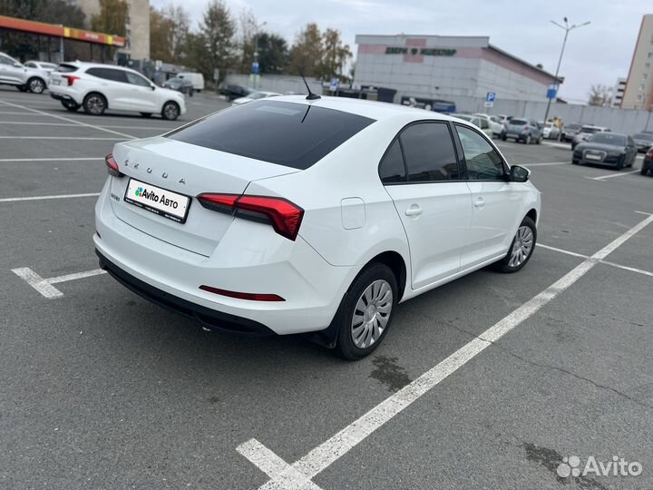 Skoda Rapid 1.6 AT, 2021, 73 000 км