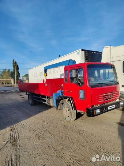 Бортовой грузовик Volvo FL 6 с КМУ Tadano, 1996