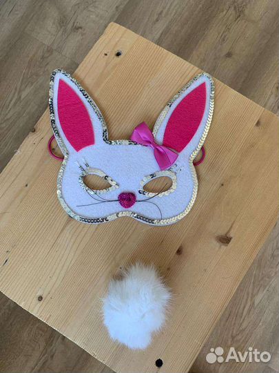 Маска зайки для девочки