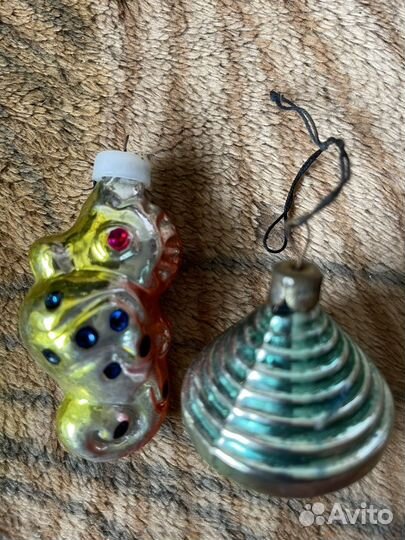 Елочные игрушки СССР