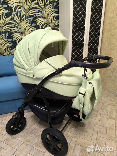 Коляска indigo special 2 в1 или 3в1 фисташка