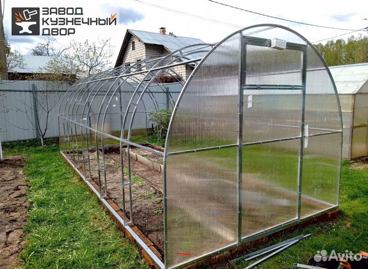 Теплица из поликарбоната оцинкованная