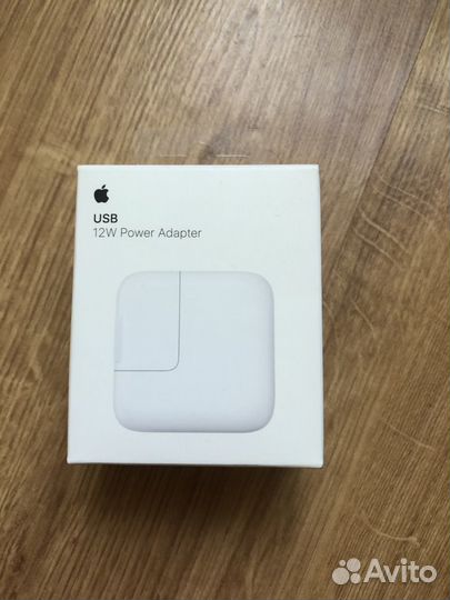 Адаптер зарядки iPad/iPhone 12W запечатанный