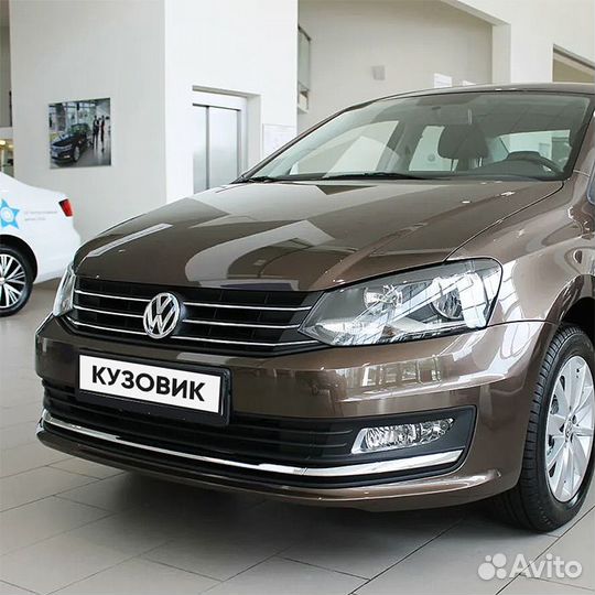 Бампер передний в цвет Volkswagen Polo 5