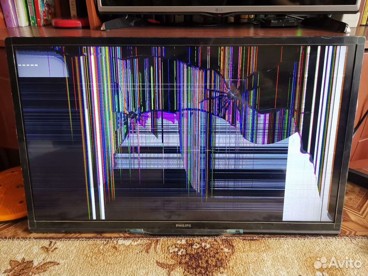Телевизор philips led tv битая матрица