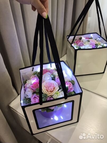 Неувядающий букет из мыльных цветов