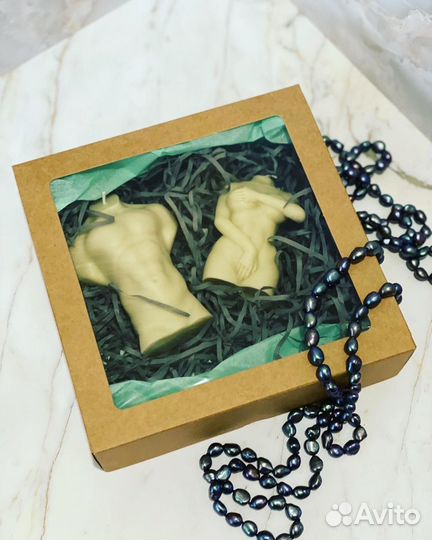 Набор восковых свечей