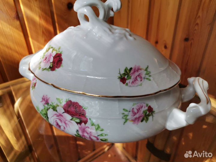 Столовый сервиз thun Английская роза