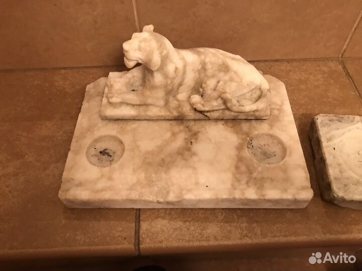 Письменный прибор со львом (тигром)