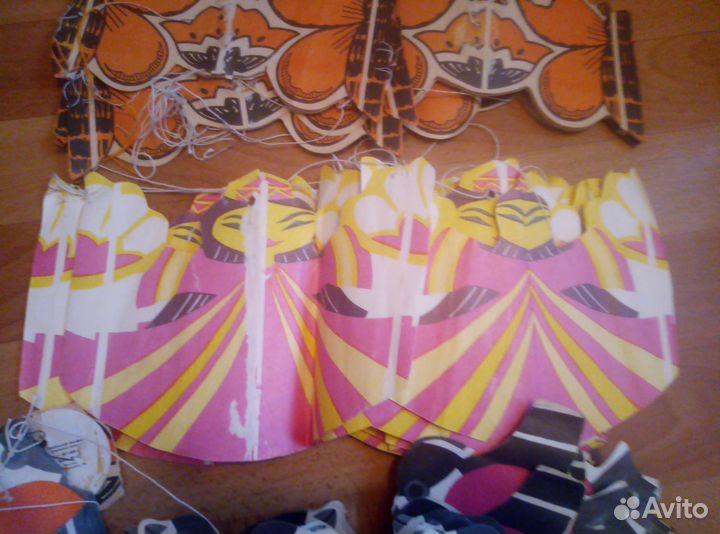 Бумажные герлянды СССР