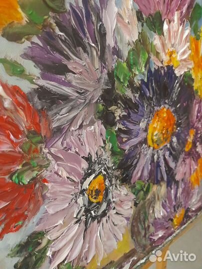 Картина маслом на холсте 50на50см