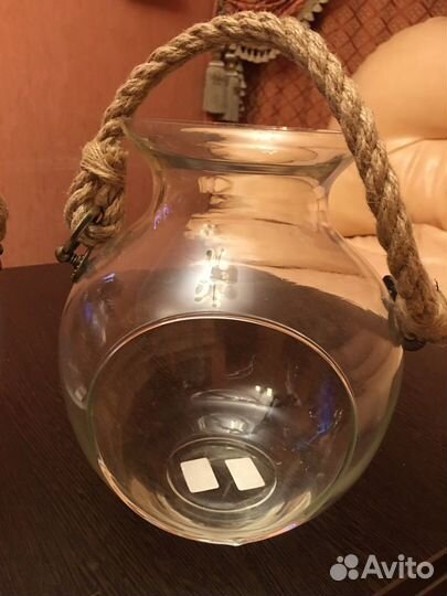 Подсвечник стеклянный