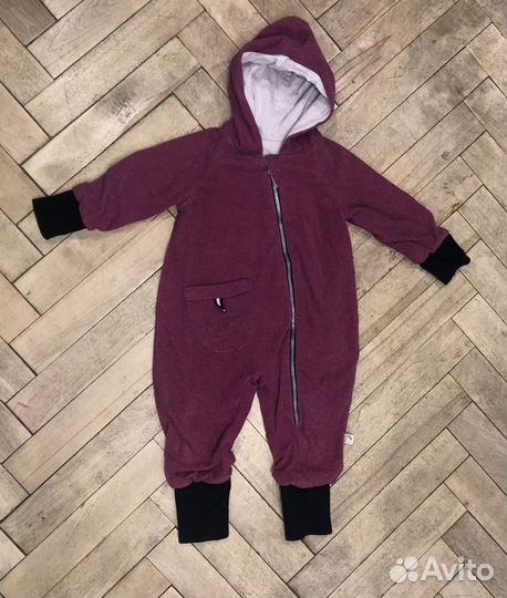 Флисовый комбинезон 86 для девочки