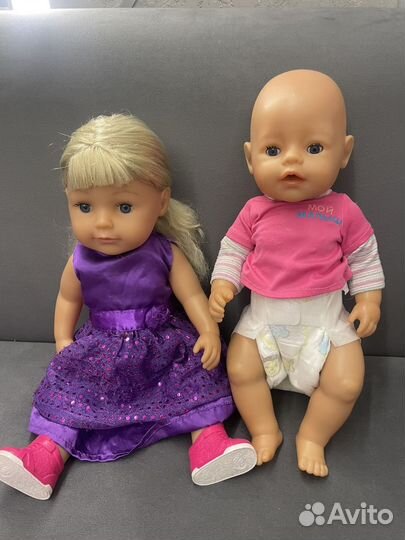 Кукла пупс baby born и сестричка оригинал