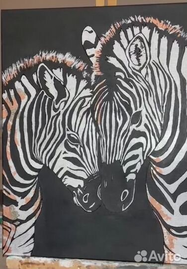 Картины Акрил Поталь