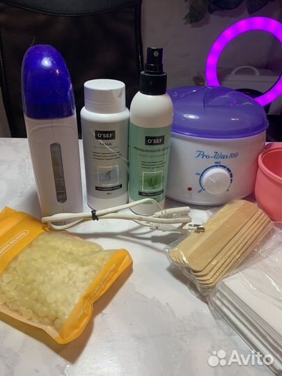 Набор для депиляции пакетом,воскоплав,катриджный