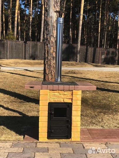 Печь под казан из кирпича шамот с доставкой