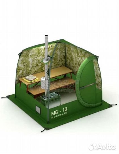 Палатка баня мобиба, баня походная