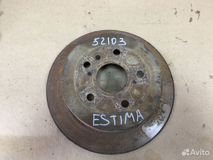 Диск тормозной задний Toyota Estima ACR40