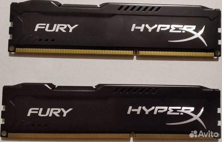 Kingston HyperX fury Black Series (HX316C10FBK2/8)