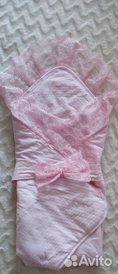 Конверт комплект на выписку для девочки