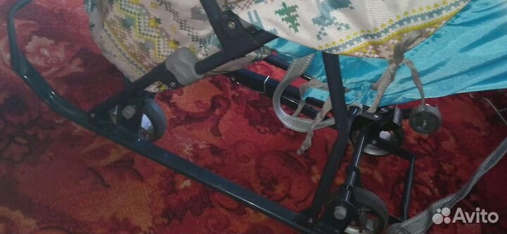 Детские санки коляска nika kids