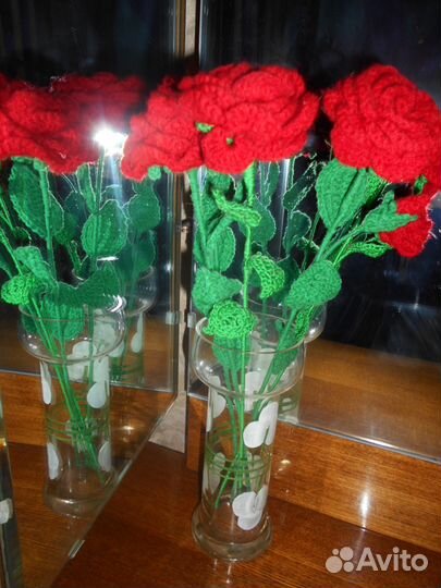Розы ручной работы
