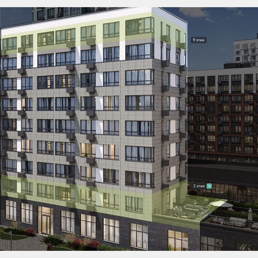 3-к. квартира, 66,5 м², 3/9 эт.