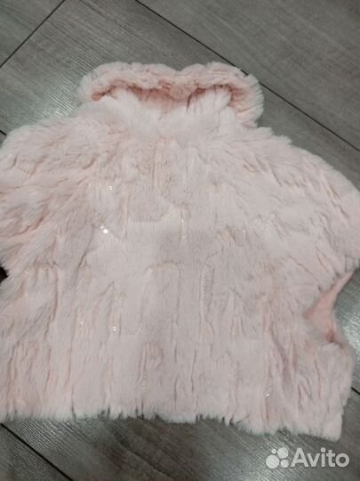Меховое болеро для девочки 116