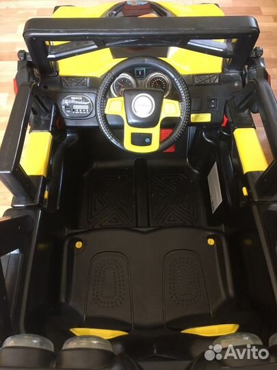 Электромобиль kreiss джип 4x4 полный привод