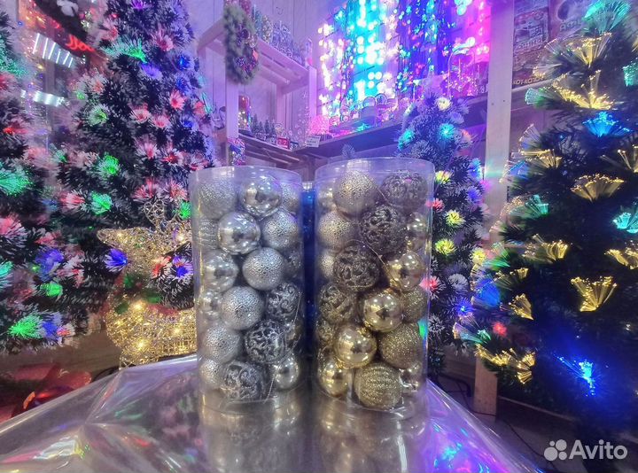 Набор елочных шаров в ассортименте
