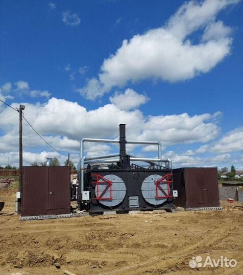 Углевыжигательная четырехреторная печь Бизнес