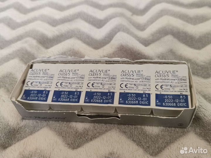 Линзы acuvue oasys -0.50