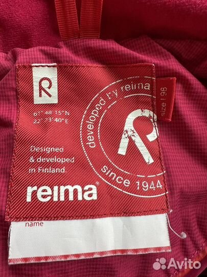 Зимняя куртка reima 98 для девочки