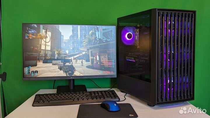 Игровой компьютер Ryzen 5 5600X RTX 3060Ti 16gb