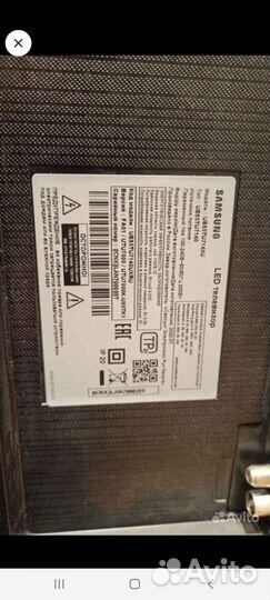 Телевизор Samsung ue65tu7140u на разбор