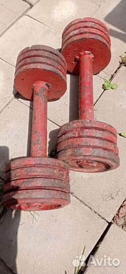 Гиря 32 кг гантели