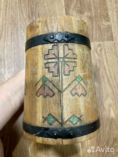 Деревянная кружка