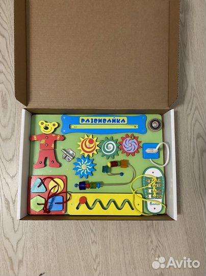 Бизиборд развивающая доска