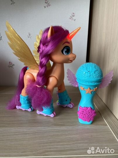 My little pony Санни с микрофоном интерактивная