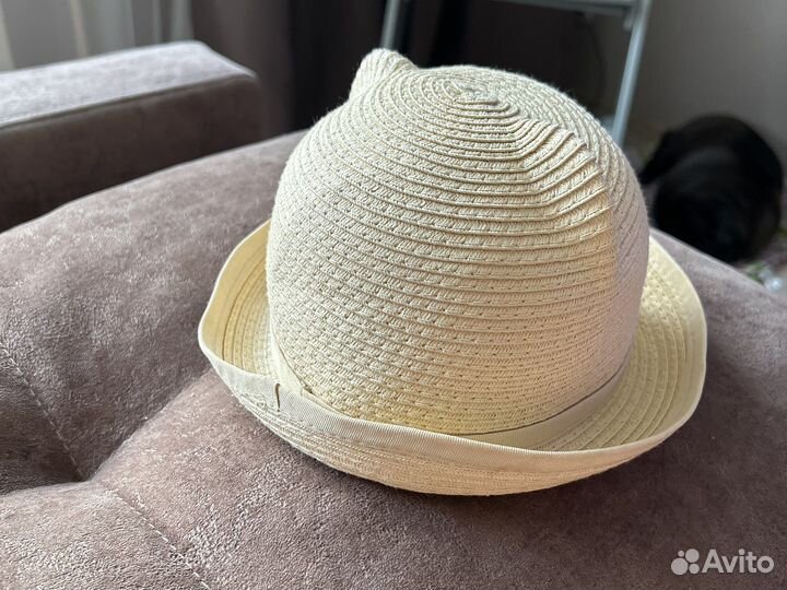 Соломенная шляпа детская