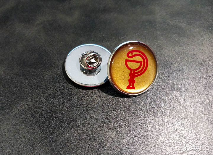 Значок (заливной) Медик отряда на метал.основе