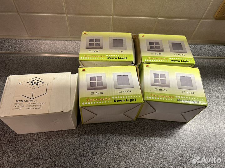 Встраиваемые настенные светильники